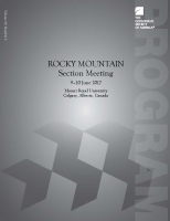 2017 Rocky Mountain Section Meeting Program Book